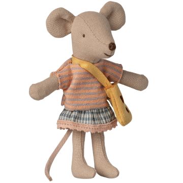 Maileg MOUSE Little Sister with Bag