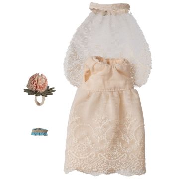 Maileg PUPPENKLEIDUNG für Mama Maus HOCHZEITSKLEID