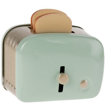 Maileg TOASTER & BROT für Miniatur Puppenhaus mint
