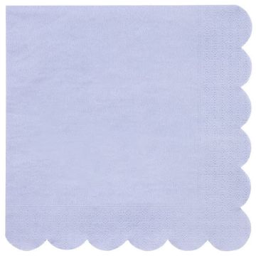 Meri Meri 20 Große Servietten SOFT LILAC