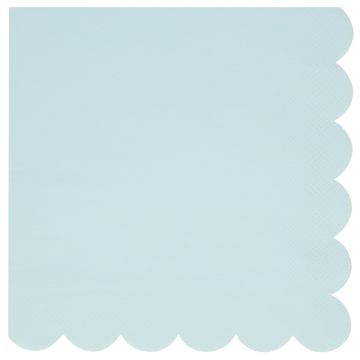 Meri Meri 16 Große Servietten SOMMERHIMMEL blau