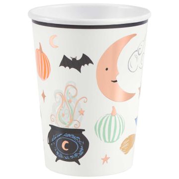 Meri Meri PAPER CUPS for Halloween "Ornate" (8 Pcs)