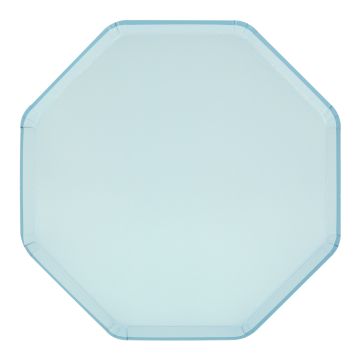 Meri Meri 8 Kleine Pappteller SOMMERHIMMEL blau