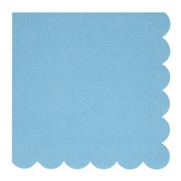 Meri Meri 16 Kleine Servietten KORNBLUMEN blau