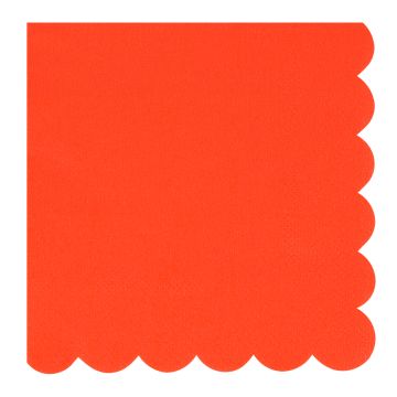 Meri Meri 16 Kleine Servietten TOMATEN rot