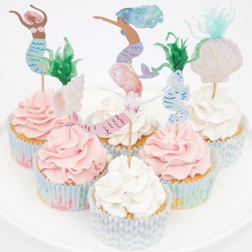 Meri Meri Cupcake Set SWIMMING MERMAIDS