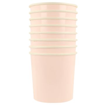 Meri Meri 8 Pappbecher BALLETTSCHUH rosa