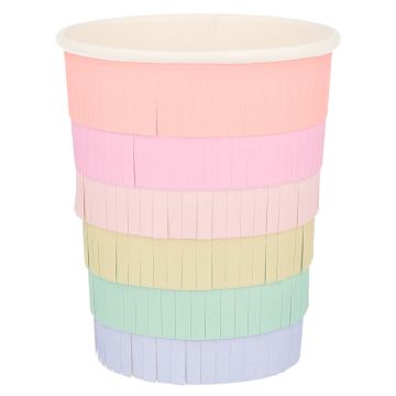 Meri Meri 8 Paper Cups SUN Rainbow