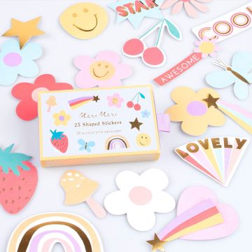 Meri Meri 25 Große Sticker HAPPY ICONS