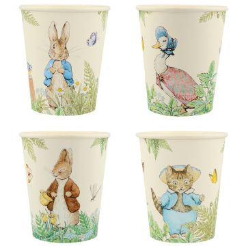 Meri Meri 8 Pappbecher PETER HASE