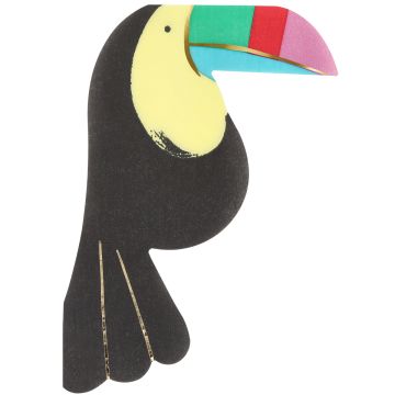 Meri Meri 16 NAPKINS Toucan Jungle Jamboree
