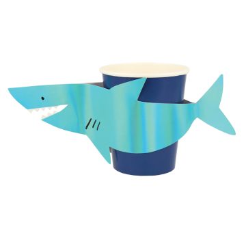 Meri Meri 8 Paper Cups SHARK