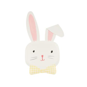 Meri Meri 8 Pappteller Knickohr HASE