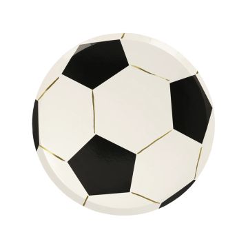 Meri Meri 8 Paper Plates SOCCER