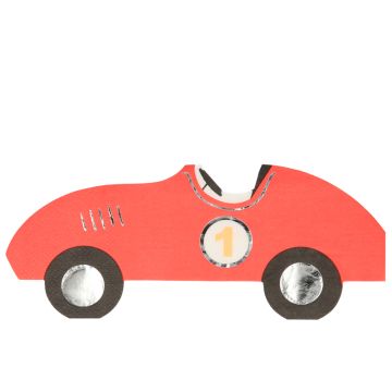 Meri Meri 16 Servietten RENNAUTO