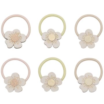 Mimi & Lula 6 Mini HAIR TIES Blossom