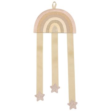 Mimi & Lula Hair Clip HANGER Pink Rainbow