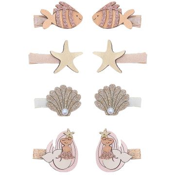Mimi & Lula 8 Mini HAARCLIPS Meerjungfrau Glitzer