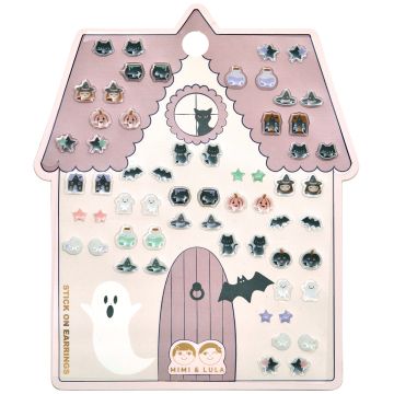 Mimi & Lula 25 Pairs of EAR STICKERS Haunted House