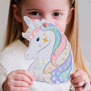 Mimi & Lula 25 Pairs of EAR STICKERS Unicorn