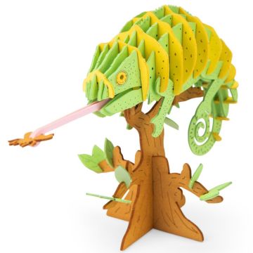 Moulin Roty 3D PUZZLE Bausatz CHAMÄLEON (7 Jahre+)