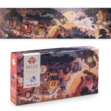 Moulin Roty PUZZLE "La Bande à Jojo" Geheimnisvolles Tal (350 Teile)