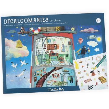 Moulin Roty RUBBELBILDER Großer Leuchtturm