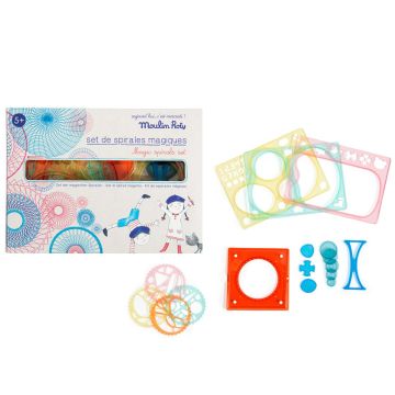Moulin Roty STENCILS Set Magic Spirals