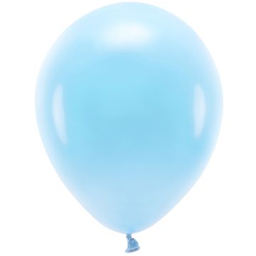 PartyDeco 10 ECO Party Ballons Pastell Sky-Blue
