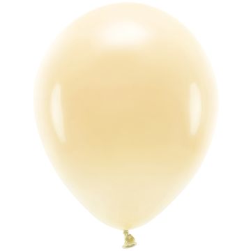  PartyDeco 10 ECO Party Balloons Pastel Light Peach