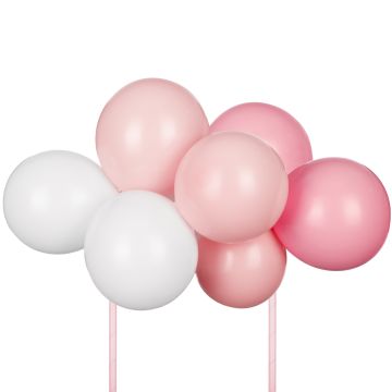 PartyDeco Cake Decoration BALLOON GARLAND pink