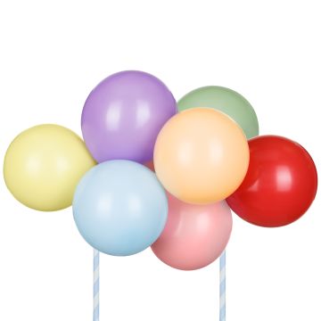 PartyDeco Cake Decoration BALLOON GARLAND Rainbow