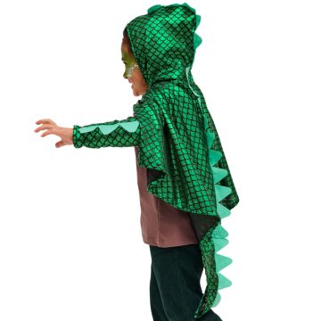 PartyDeco children's costume DRAGON green (one size)