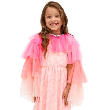 PartyDeco Kids Costume Accessory Cape FAIRY (one size)