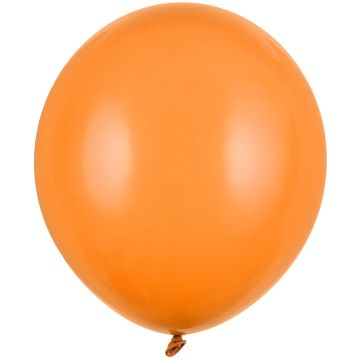 PartyDeco 25 STRONG Party Ballons Mandarin Orange (43cm)