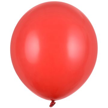 PartyDeco 25 STRONG Party Ballons Pastell Poppy Rot (43cm)