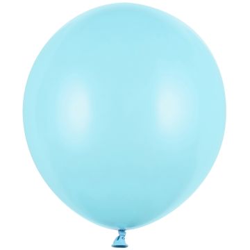 PartyDeco 25 STRONG Party Ballons Pastell Hellblau (43cm)