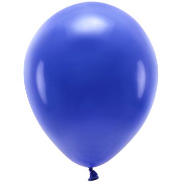 PartyDeco 10 ECO Party Ballons Pastell Navy Blue