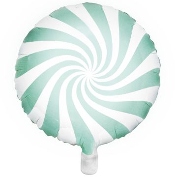 PartyDeco FOLIENBALLON Bonbon Mint (35cm)