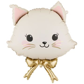 PartyDeco FOIL BALLOON Cat (50x60cm)