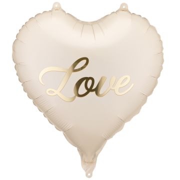 PartyDeco FOLIENBALLON Herz "Love" (35cm)