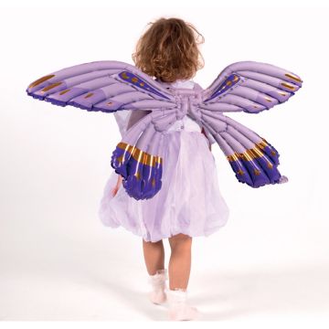 PartyDeco Foil Balloon BUTTERFLY WINGS Purple