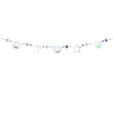 PartyDeco Garland MERMAID Iridescent