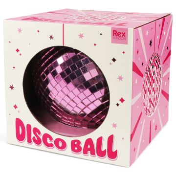 Rex London DISCO BALL Pink (10cm)