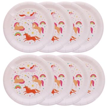 Rex London 8 PAPER PLATE Unicorns