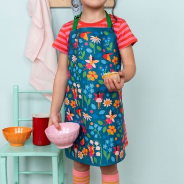 Rex London Cotton Kids Apron FAIRIES IN THE GARDEN
