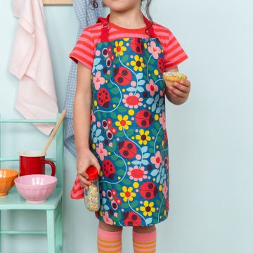 Rex London Cotton Kids Apron LADYBIRD