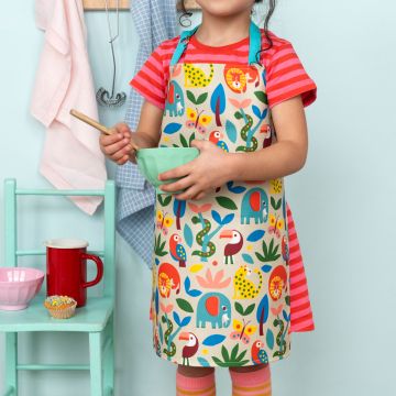 Rex London Cotton Kids Apron WILD WONDERS