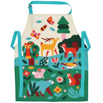 Rex London Cotton Kids Apron WOODLAND