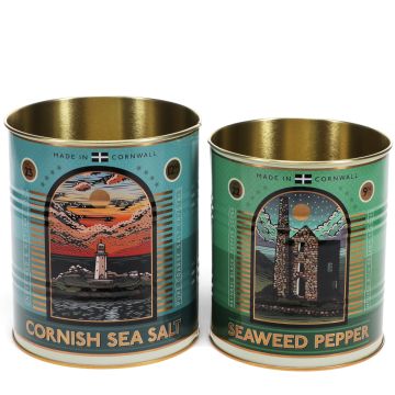 Rex London 2 Storage Tins LEMON & TOMATO